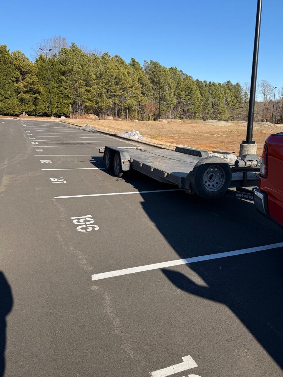 2024 Lone wolf 20 foot car trailer with winch