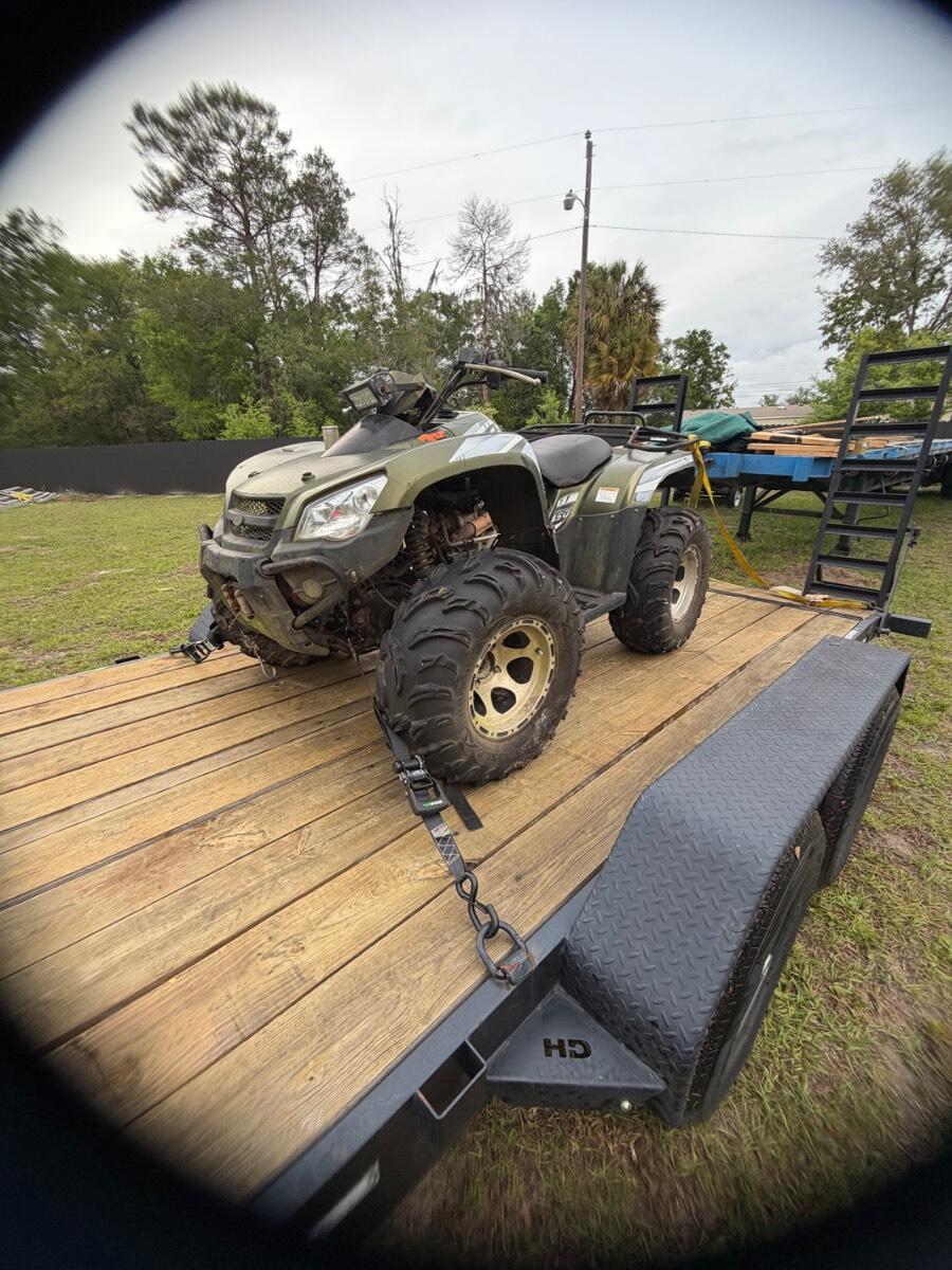 2025 HD Heavy Duty Flat Deck with Dovetail &amp; ramp