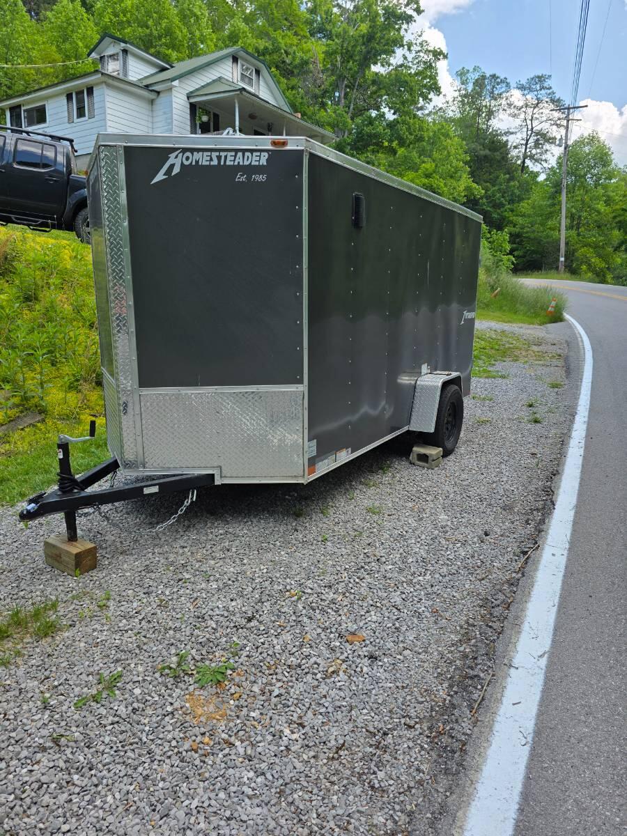 2025 Homesteader Intrepid 6 x12 with double doors +1
