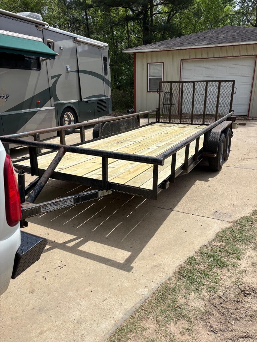 2015 Shirley 18ft utility trailer with gate