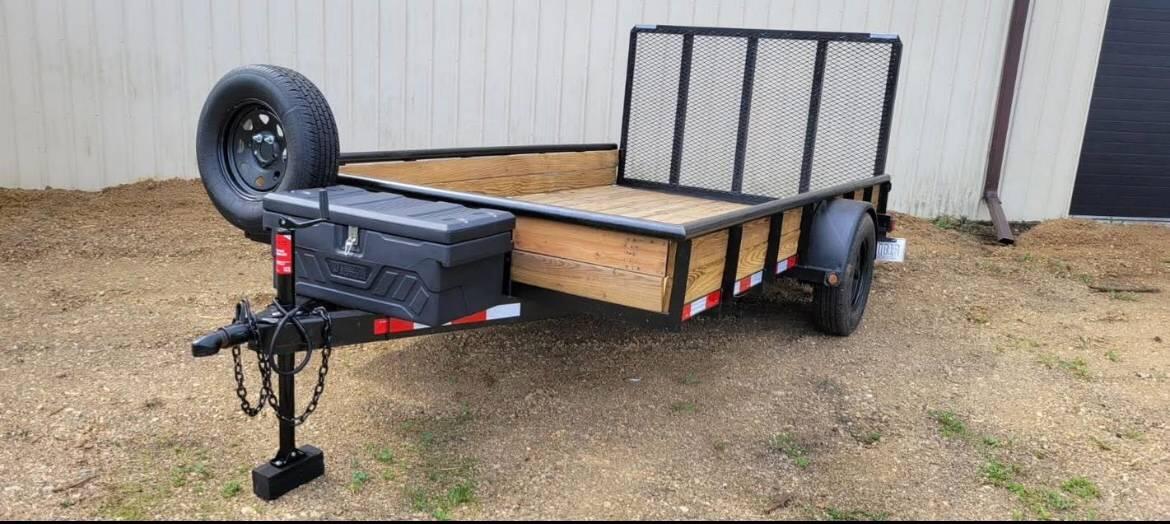 2016 Rebuilt in 2024 6x12 Utility Trailer