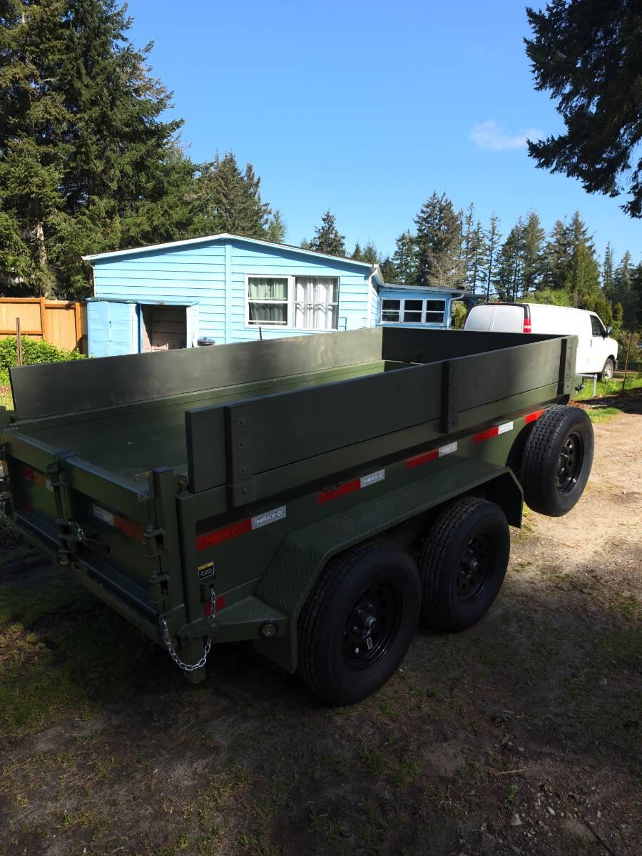 2026 Maxx D 5x10 Dump Trailer.
