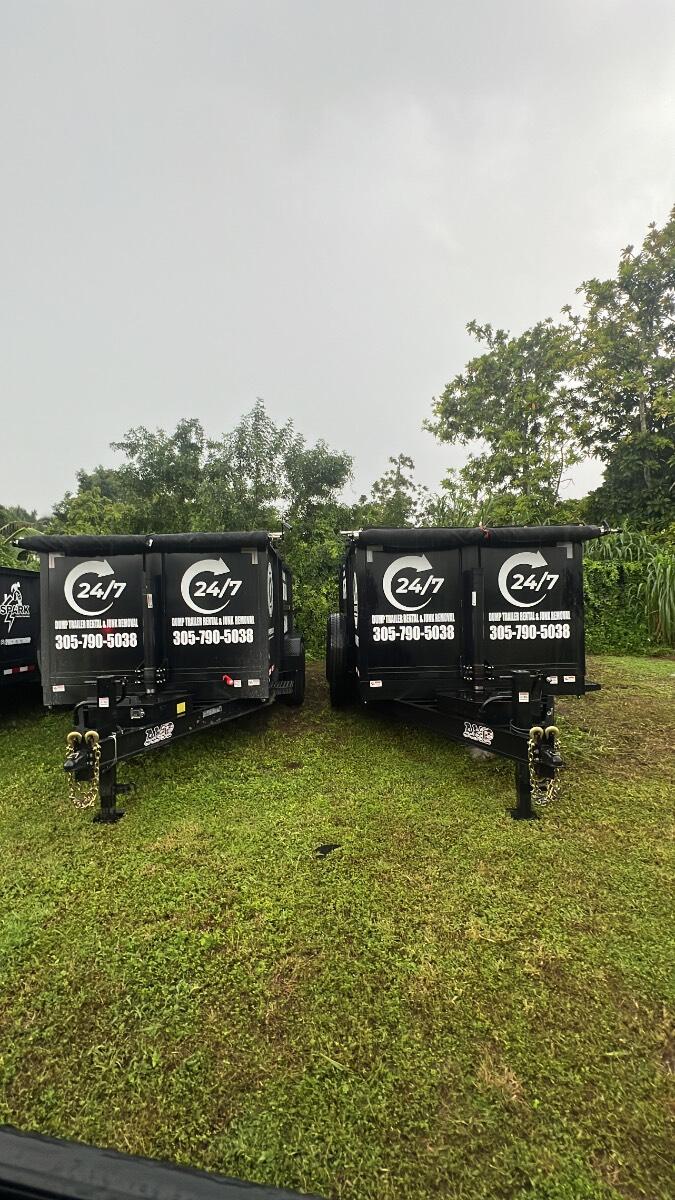 2025 AMP Hydraulic Dump 7x14 (4 Ft. High)