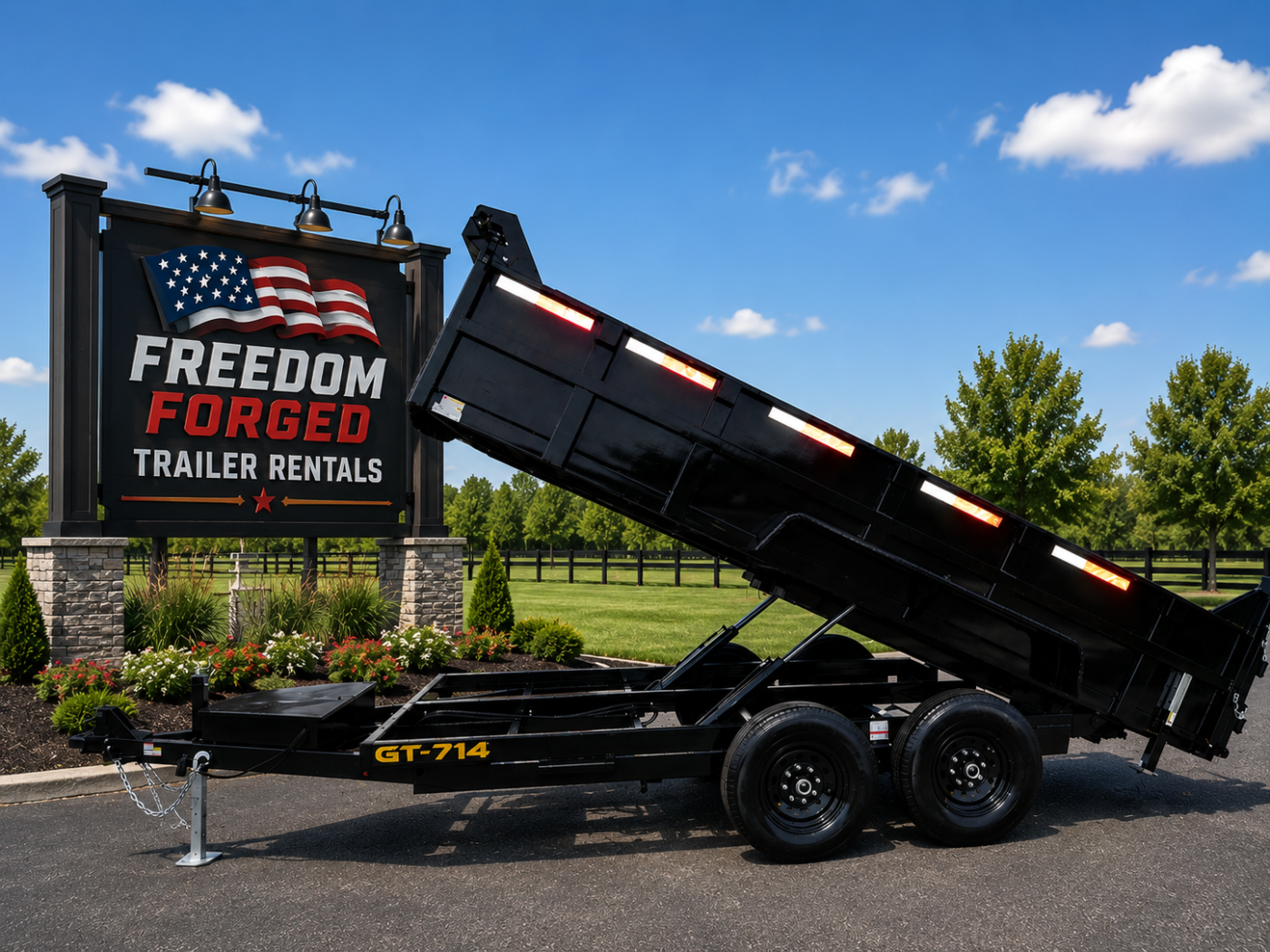 2026 Griffin GT714 Dump Trailer- 14k