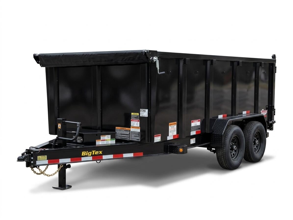 2025 BigTex 14' x 7' x 4' Dump Trailer