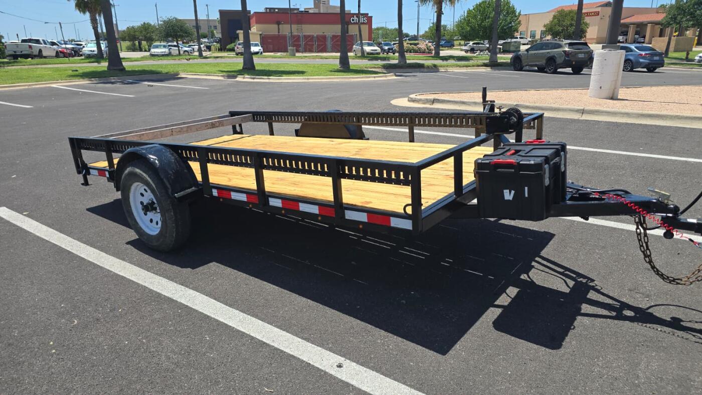 2020 K&S Fabrication LLC 6x12 Utility Trailer w/ hand winch