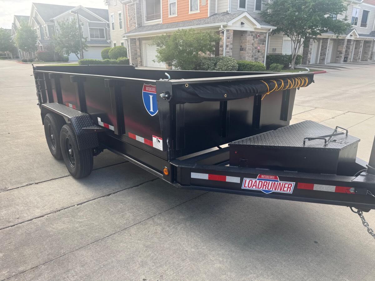 2026 Roadrunner 7x14x3 dump trailer