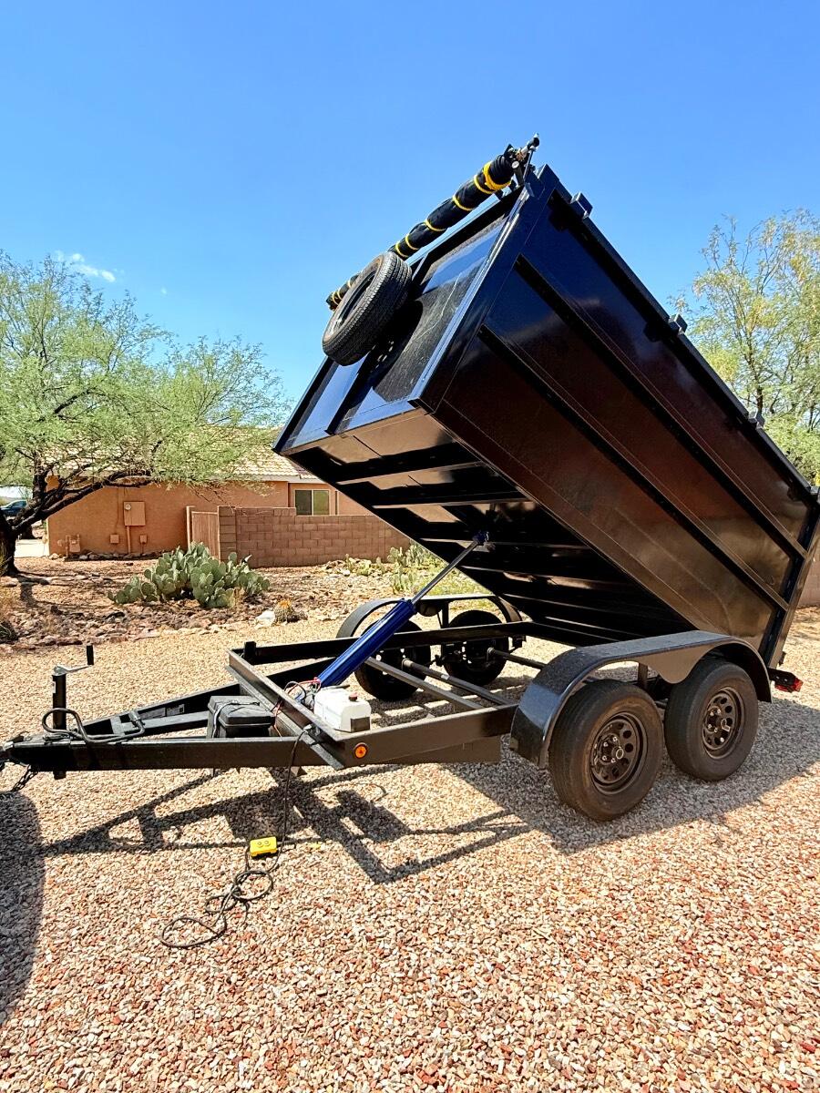 2025 Polestar 6x10x4 dump trailer.