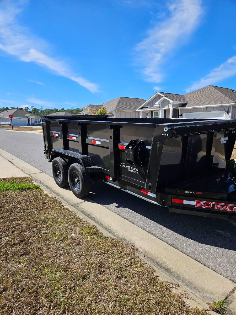 2026 ED Trailers 7x14 Dump Trailer 3ft walls
