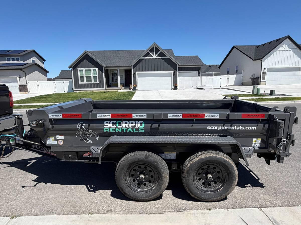 2026 Horizon 5x10 5x10 Hydraulic Dump Trailer