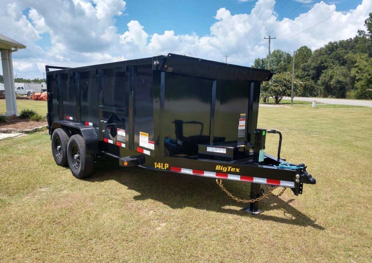 2023 BigTex 4ft wall dump trailer. 14k lb