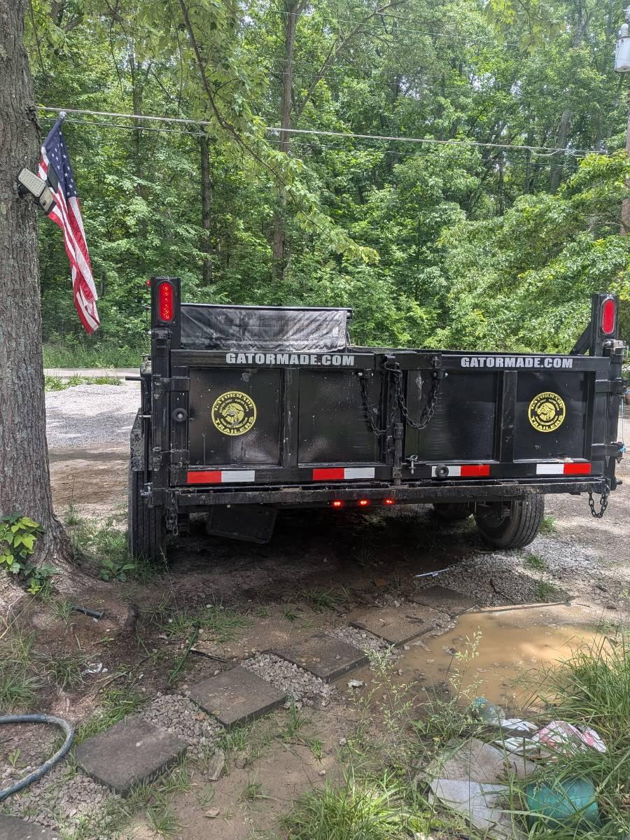 2024 Gator made 16ft dump trailer