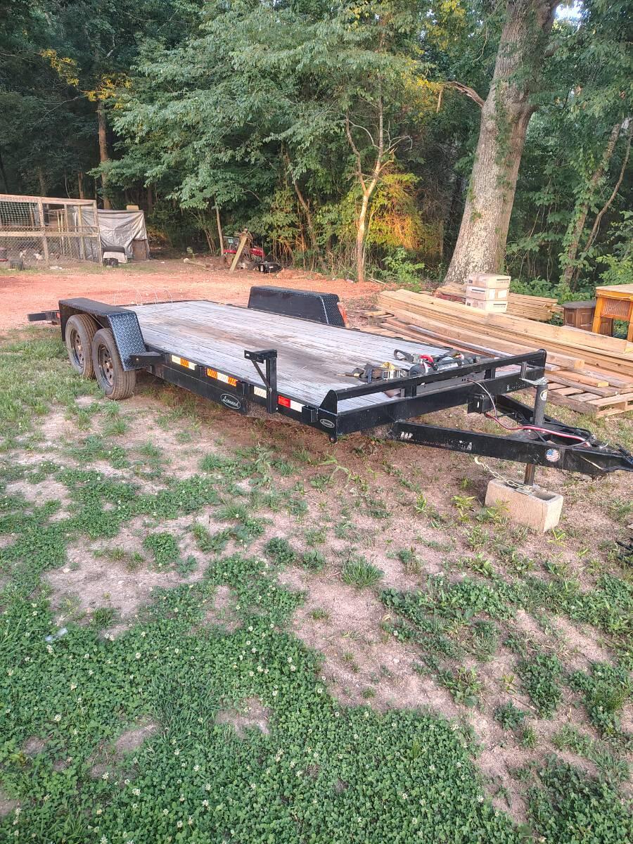 2025 Leonard 20 foot car trailer with winch