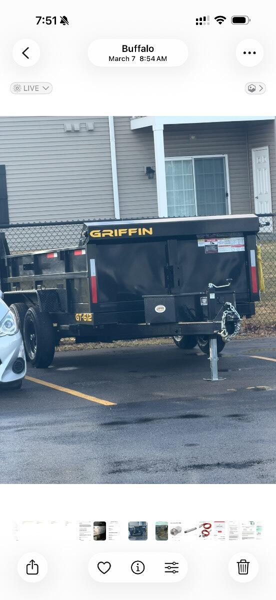 2026 GRIFFIN GT6-12 Griffin Dump Trailer