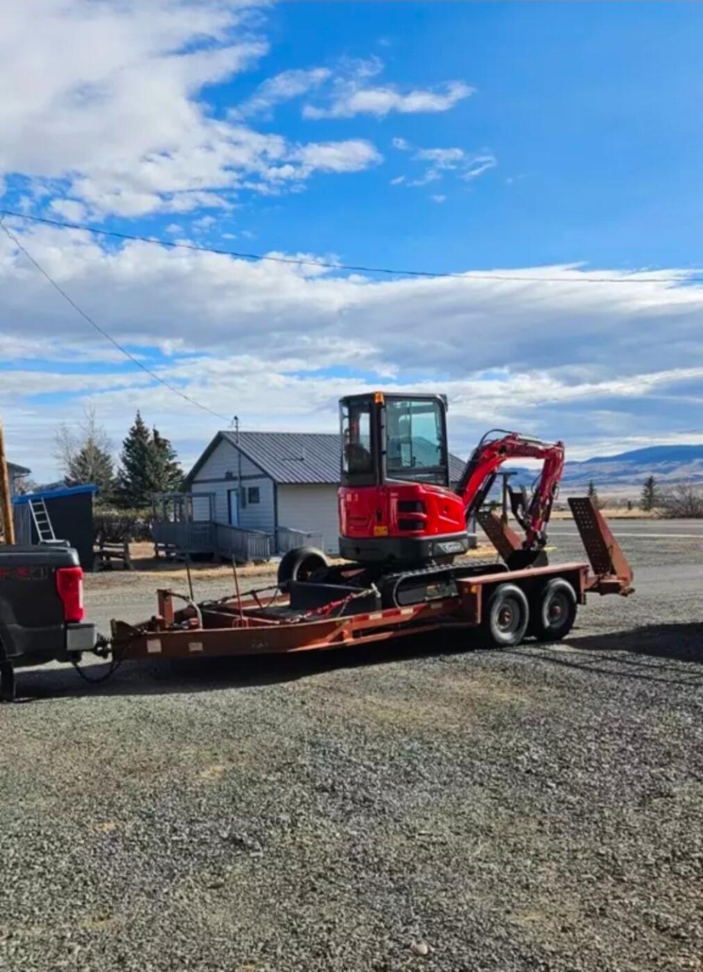 2005 Belshe 16UT 16X6.9 equipment trailer