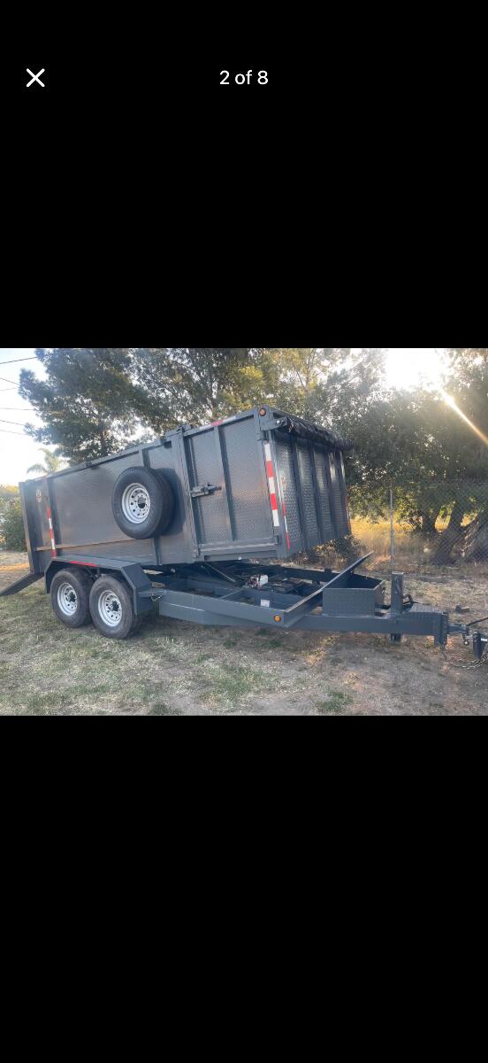 2026 Custom trailers 12x8x4 dump trailer
