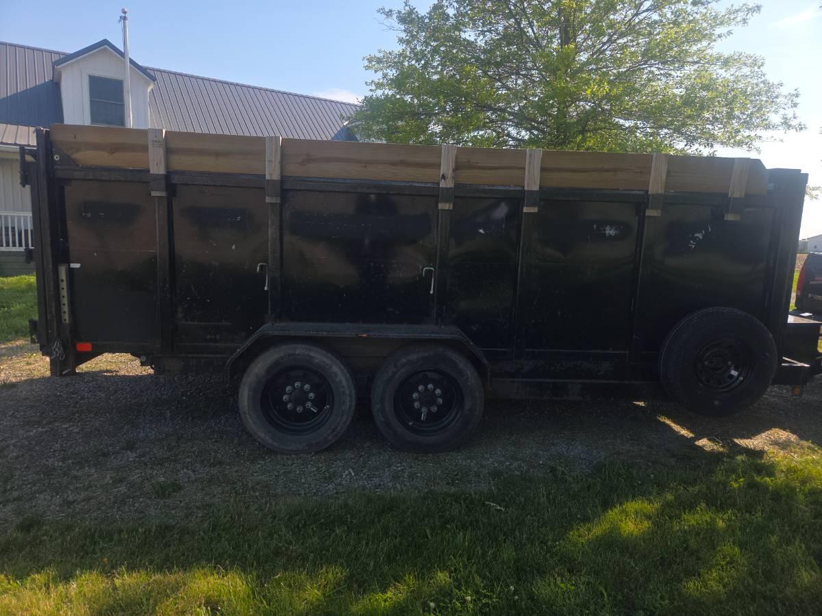 2025 Homesteader 16' dump trailer with 4 1/2'