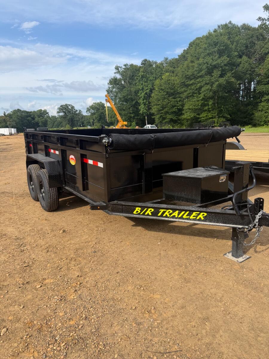 2026 B/R 7x14x2 dump trailer
