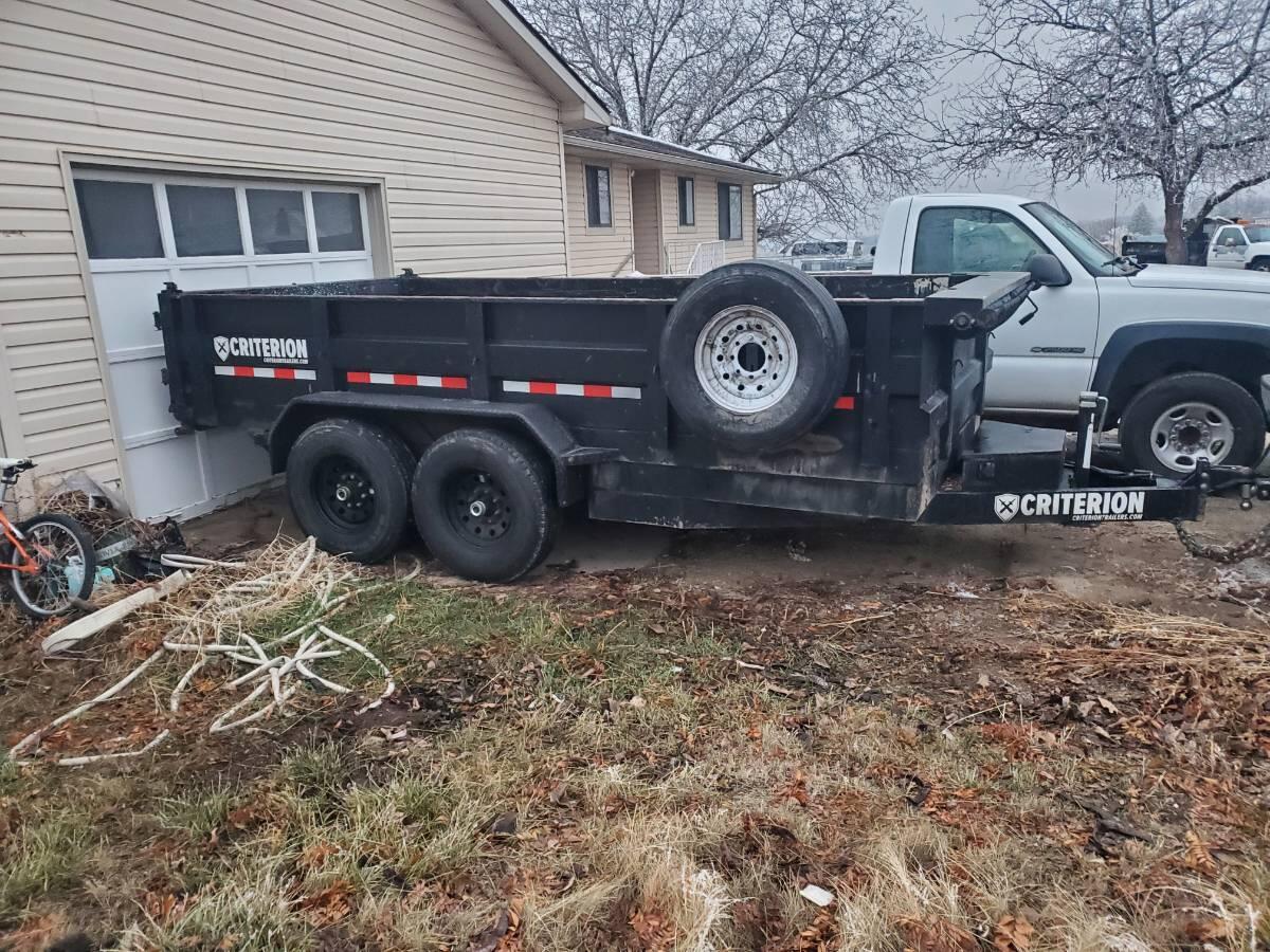 2021 Criterion 14k 14x7 dump trailer