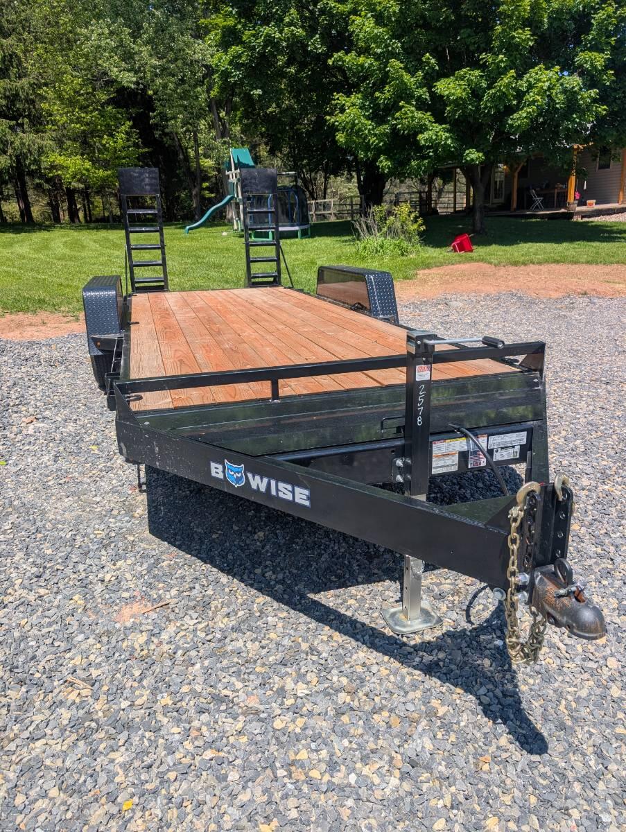 2026 BWISE 18 ft equipment trailer