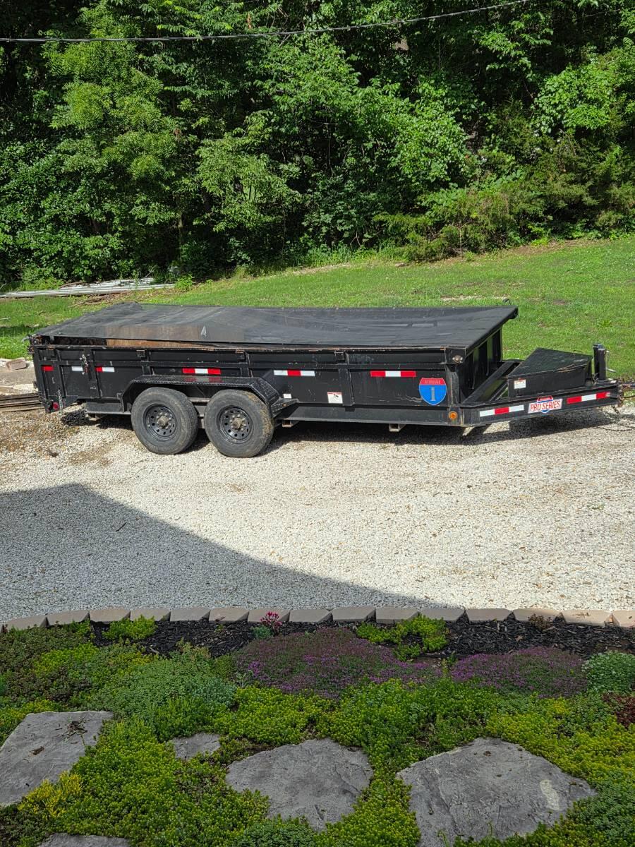 2024 Interatate 16' dump trailer 14000 gvw