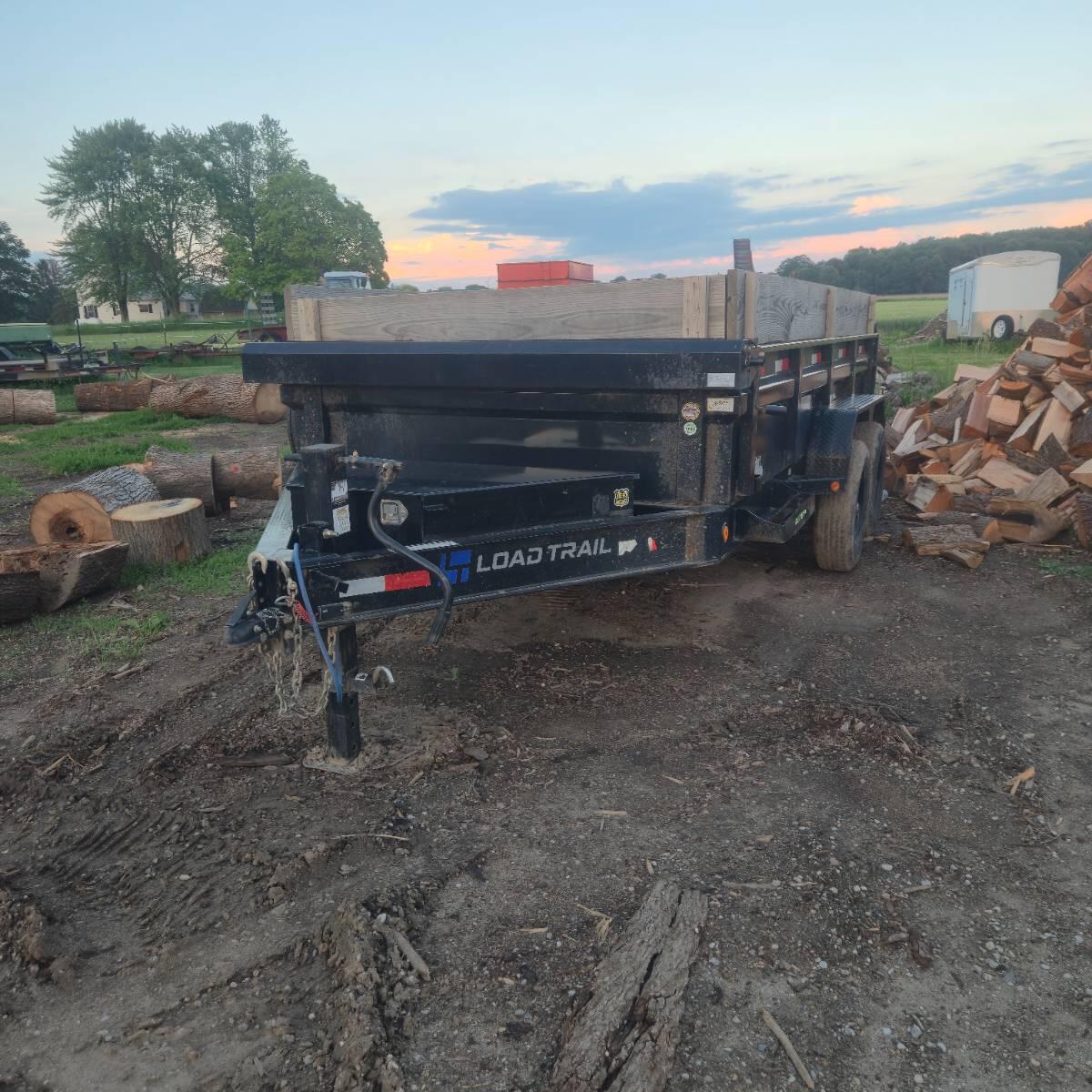 2024 Load trail 7x14 dump 14000 lb gvw