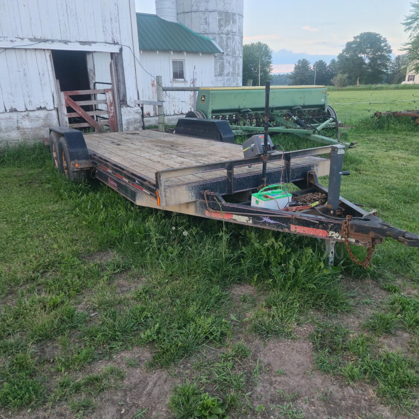 2001 Rainbow Tilt deck Tilt deck equipment trailer