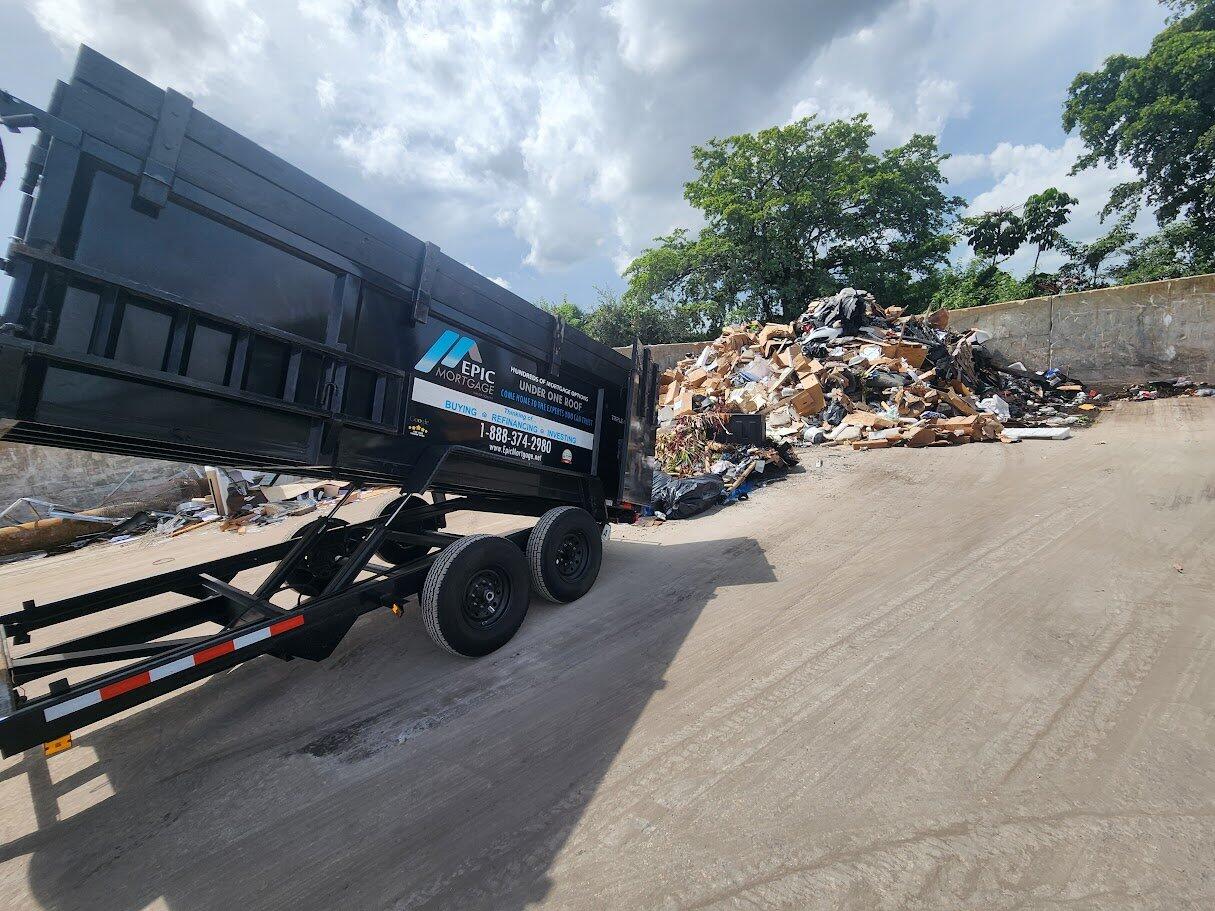 2023 Triple Crown 7x14 Dump trailer w 6 ft walls