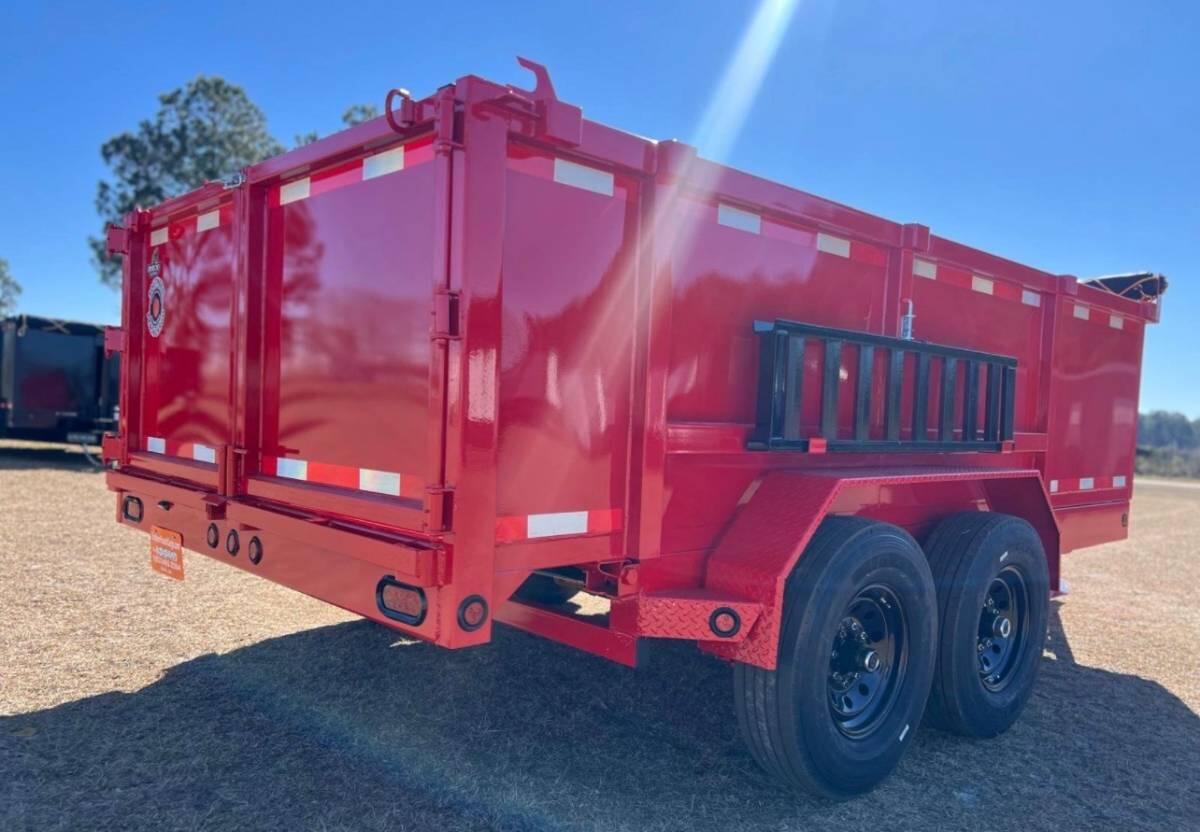 2026 Southern peach cargo 16'x4'x7 dump trailer