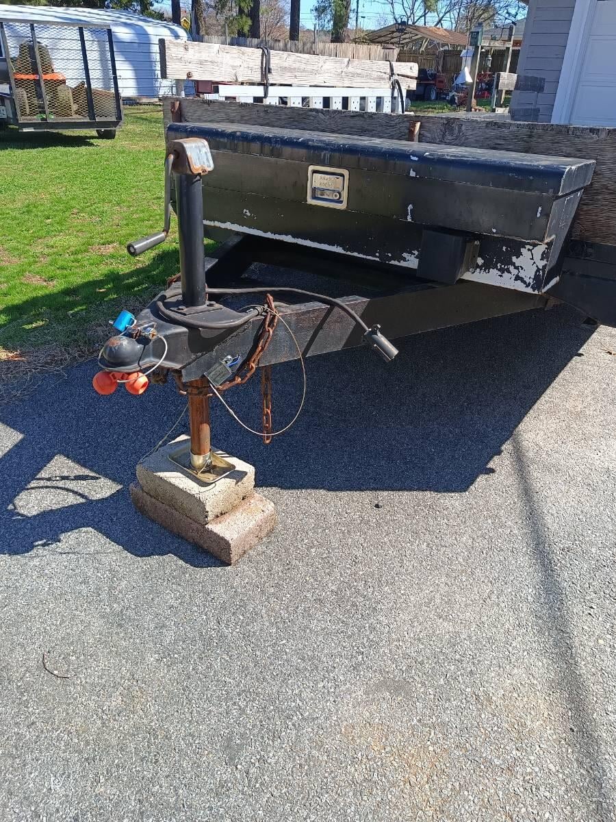 1998 Zeman Flat bed tandom axel