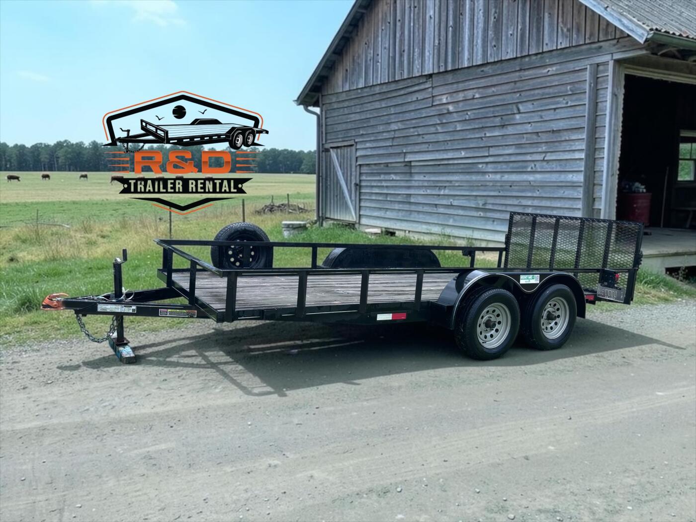 2018 Utility Trailer 16 ft Dovetail Bumper Pull