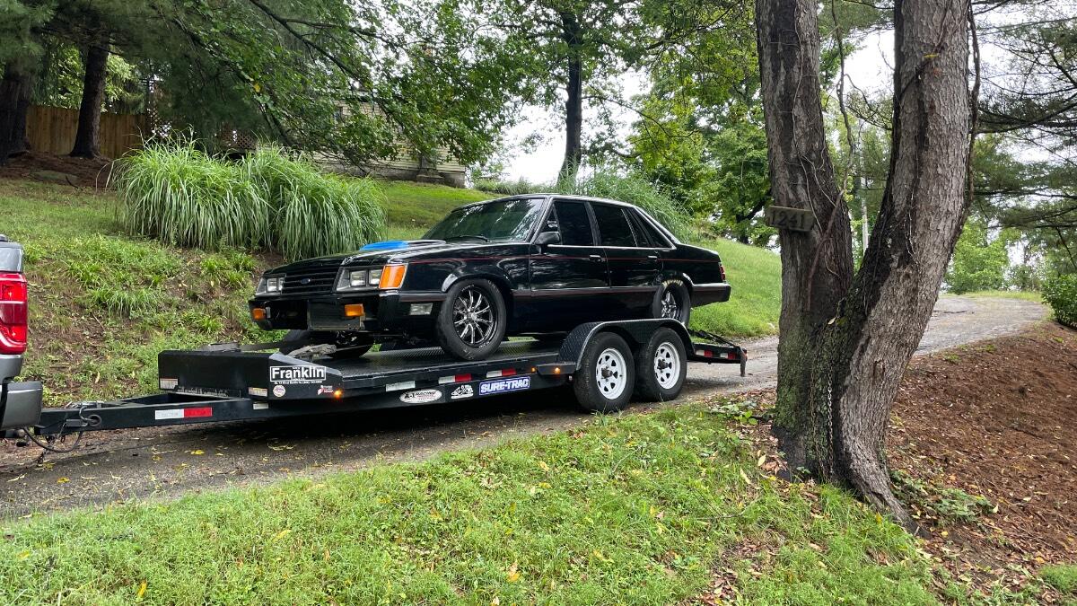2018 Suretrack 20” car trailer with dove tail