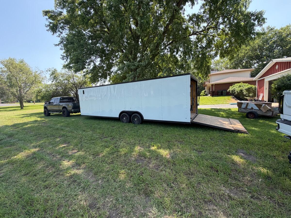 2022 Rock solid cargo 28x8.5 Car hauler with dove tail