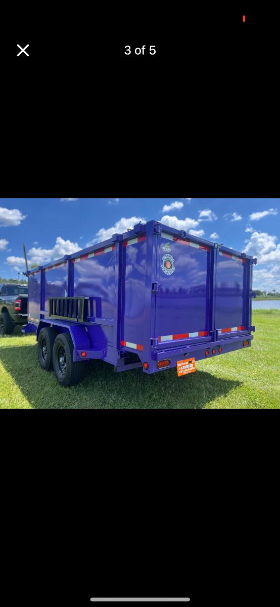 2026 Steel Pines Cargo 7x12x4 Dump Trailer