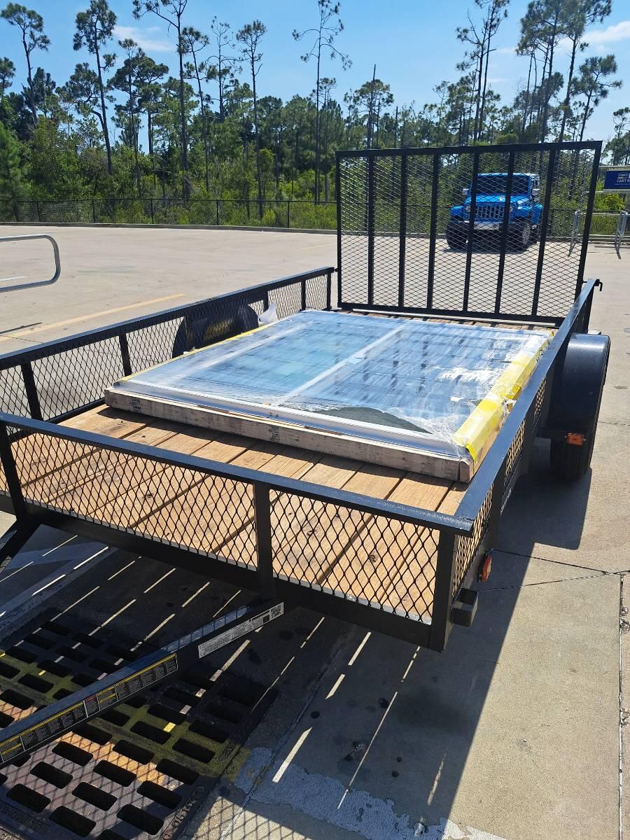 2024 Carrier on Open 7x12 utility trailer