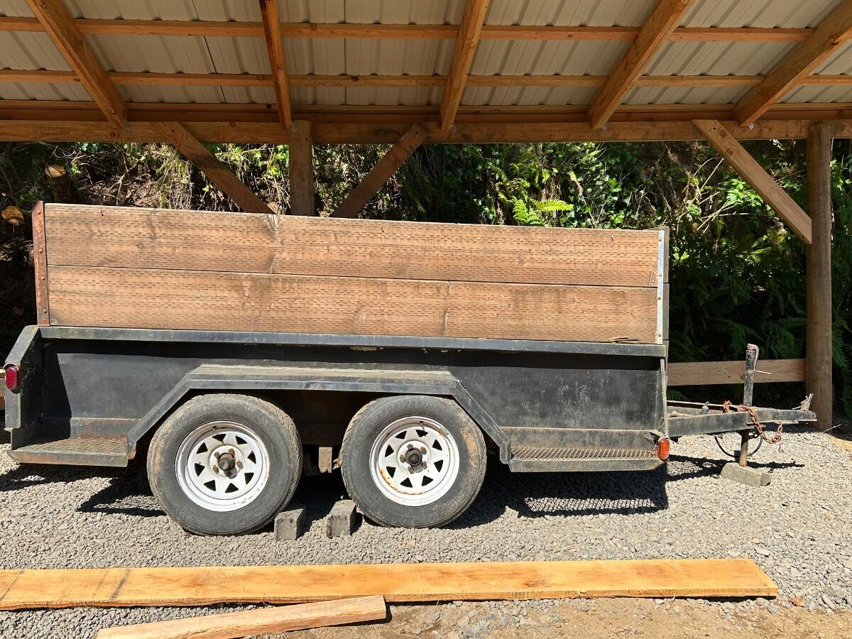 2018 Model 981-2 5x10 dual axle utility trailer
