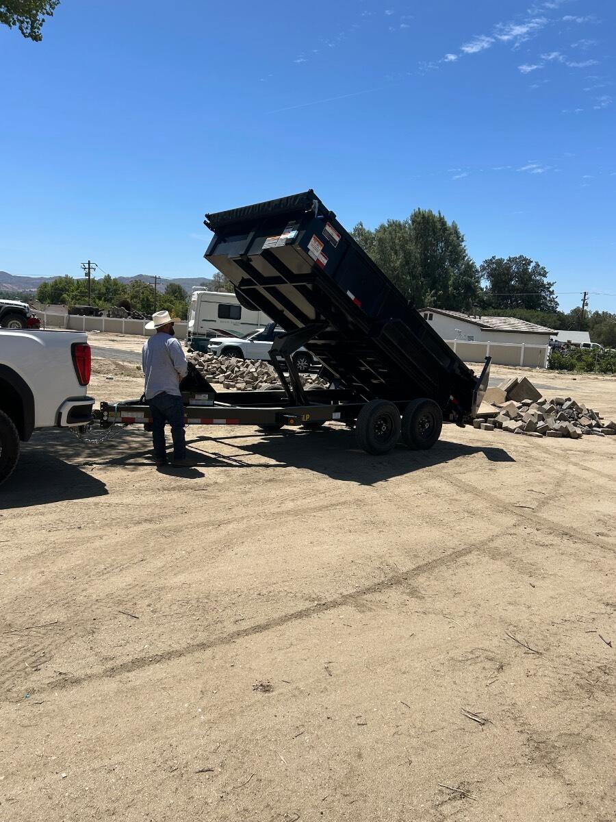 2026 Big tex 14x7 scissor lift dumptrailer