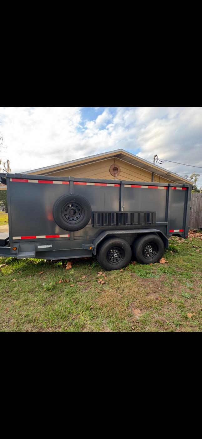 2025 WMI Charcoal dump bumper pull