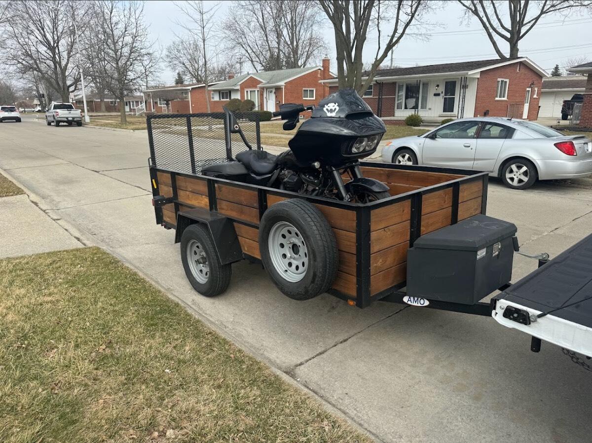2022 Amo 5x10 Utility/Motorcycle Trailer