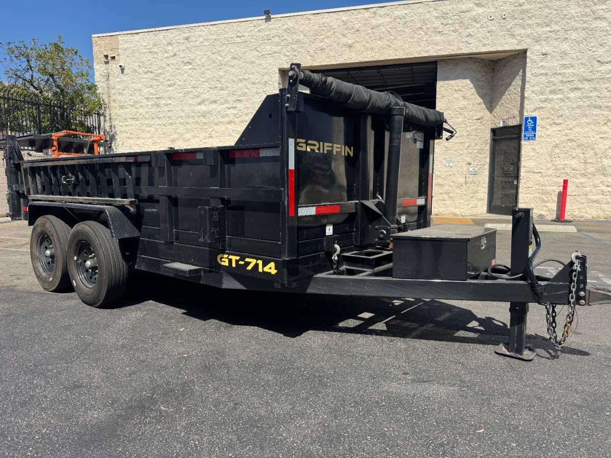 2018 Grifin GT-714 Dump Trailer with Ramps