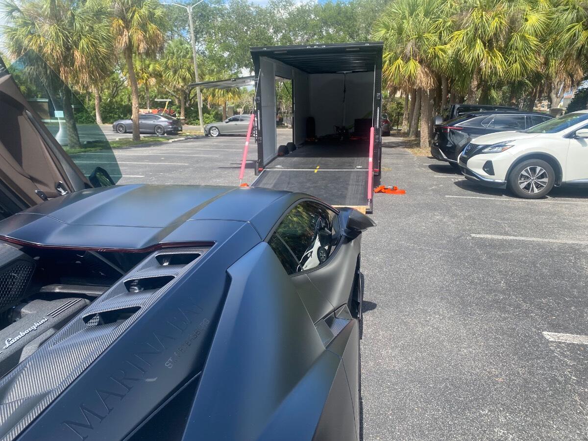 2026 Quality cargo Car hauler with gull wing door
