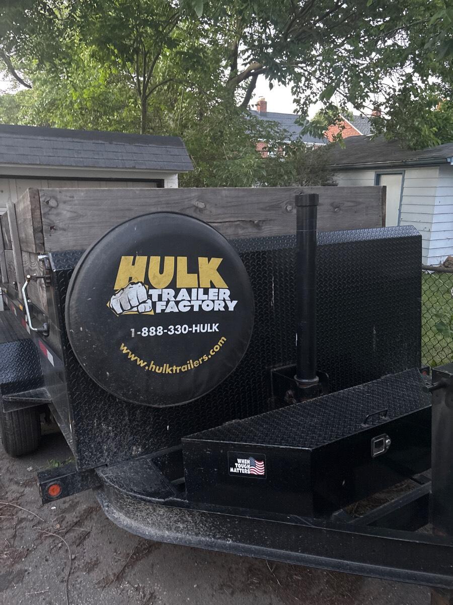 2023 Hulk trailer factory 7 ton dump trailer