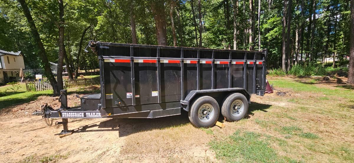 2023 Stagecoach 14x7 4-ft sidewalls dump