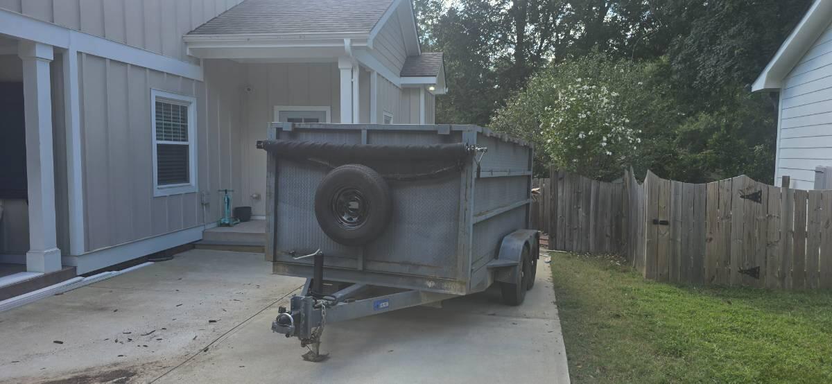 2023 Usat 8x12x4 dump trailer 2 5/6 ball