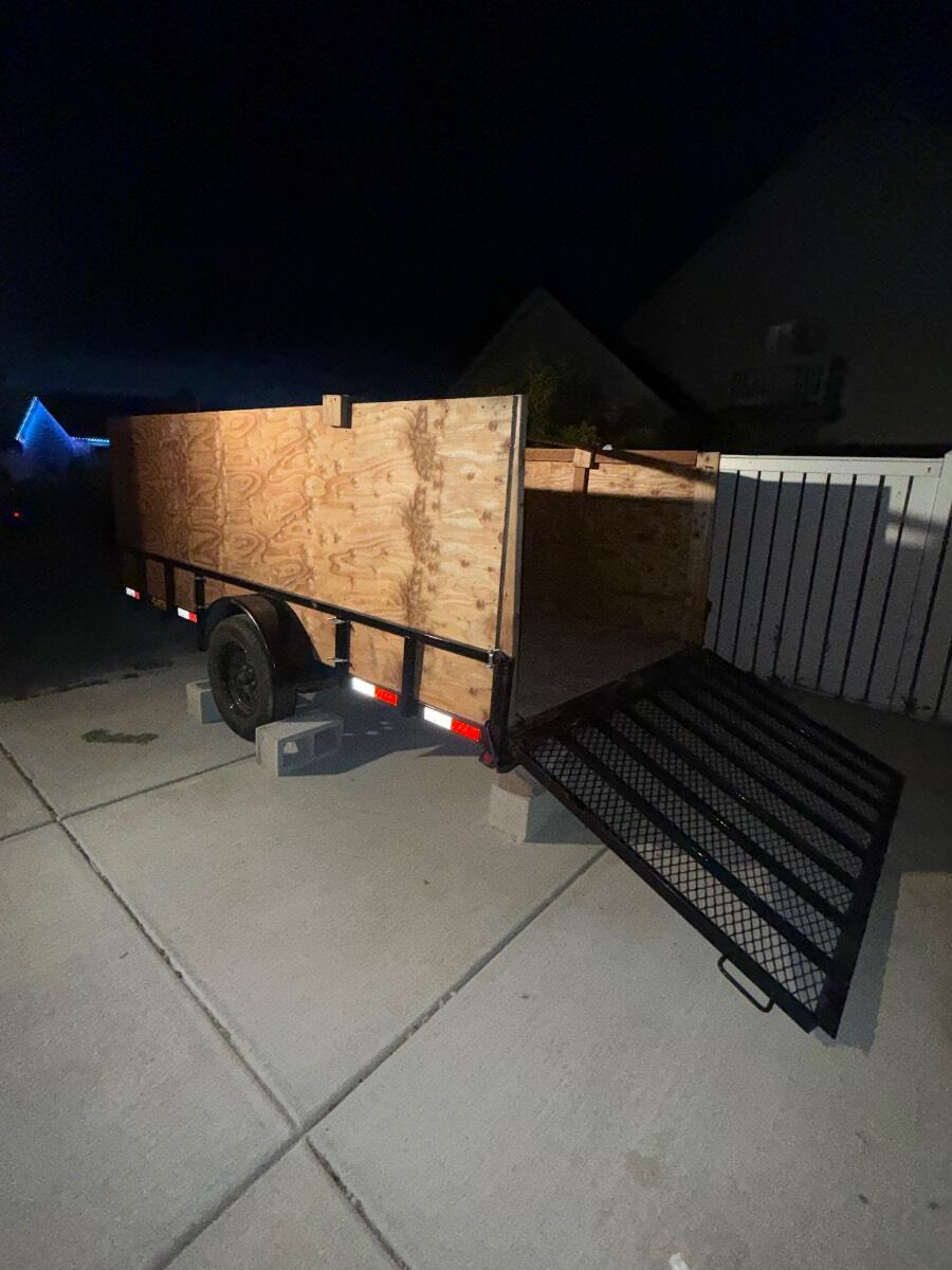 2024 Big Bubbas Utility 7x14 Trailer