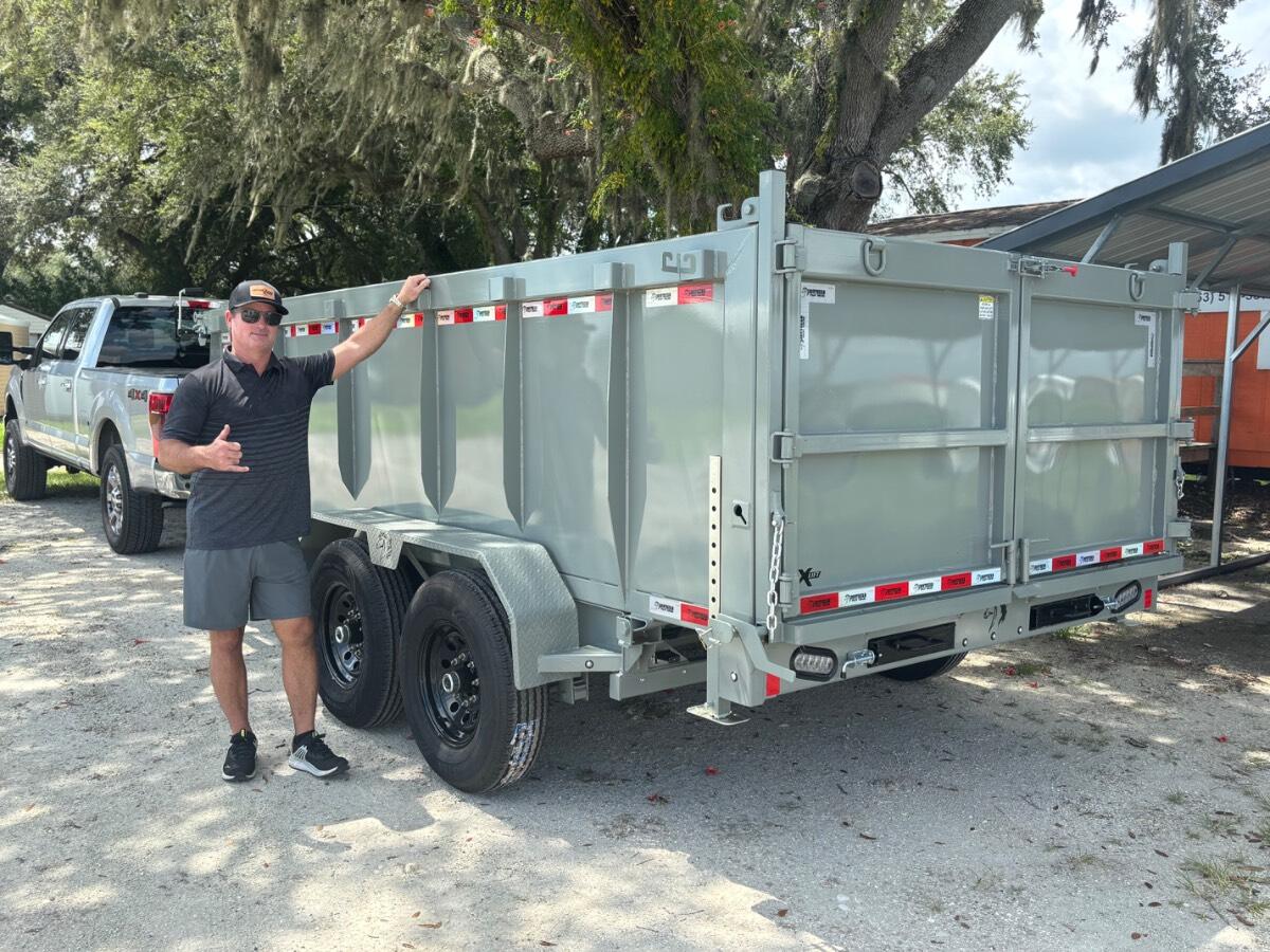 2025 Southern Utility 7x14x4 large dump trailer