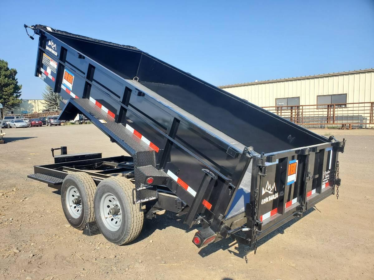 2025 Snake River Trailers 7x14' Dump Trailer 24" Sides