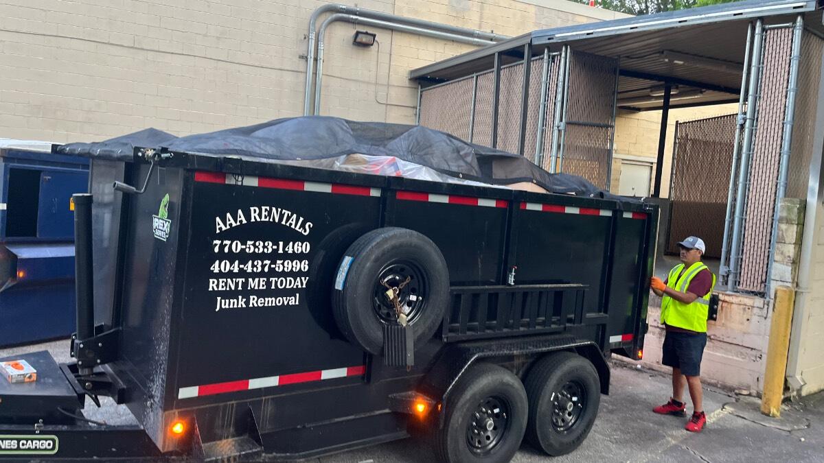 2025 Down to earth Dump trailer 7x14