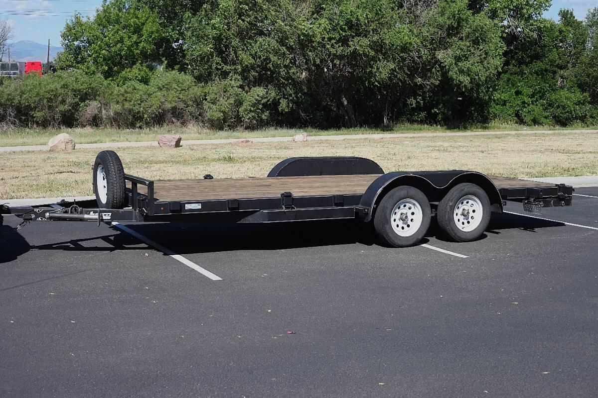 2022 Temco Flat bed trailer car hauler