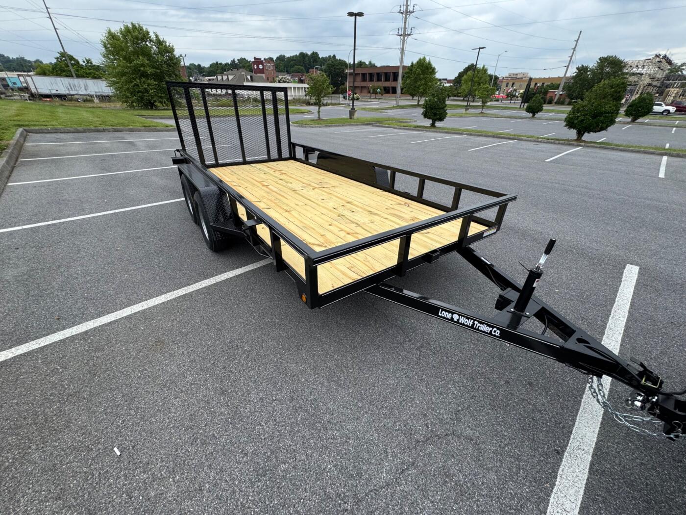 2026 The Lone Wolf Trailer Co. 77”x14’ utility 7,000 GVWR.